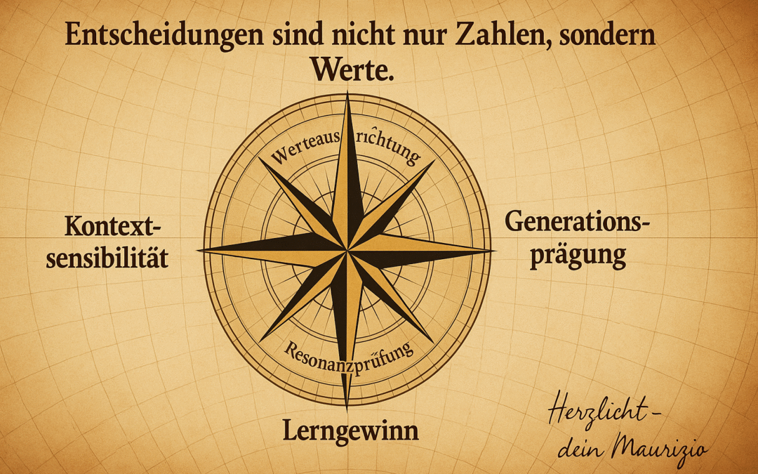 Der Opportunitäts-Kompass – Entscheidungen treffen mit Herz, Hirn und Haltung